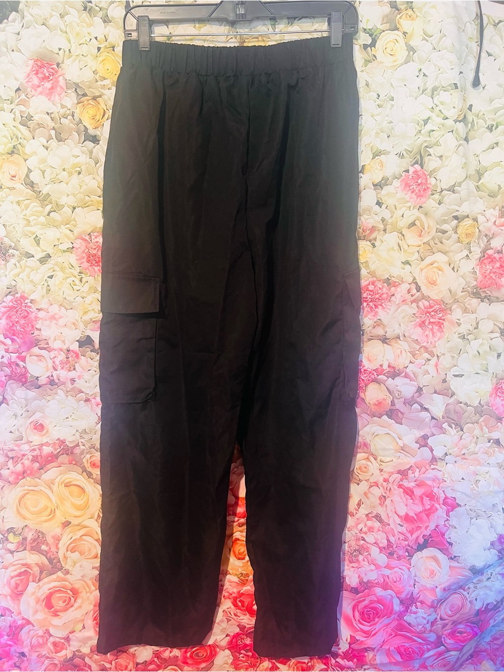 Black Cargo Pants - Classic Utility Style - Picture 2 of 4